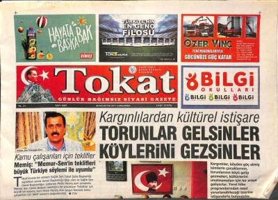 Tokat Gazetesi 9 Ağustos 2017 - Tokat Çocuk Evlerinde Oyuncak Kütüphanesi - Engeller Engelsiz Servis İle Aşıyor GZ95370 - 1
