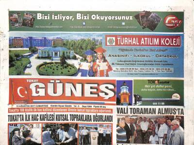 Tokat Güneş Gazetesi 12 Ağustos 2017 - Tokatta İlk Hac Kafilesi Kutsal Topraklara Uğurlandı GZ96215 - 1