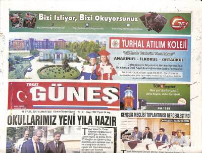 Tokat Güneş Gazetesi 16 Eylül 2017 - Minikler Türkiye Judo Şampiyonası Başladı GZ96168 - 1
