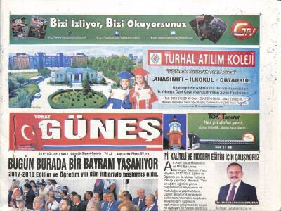 Tokat Güneş Gazetesi 19 Eylül 2017 - 30. Ahilik Haftası Kutlanıyor - Plaj Güreşinde Tokatın Şampiyonları Göz Doldurdu GZ96164 - 1