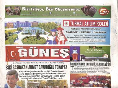 Tokat Güneş Gazetesi 23 Eylül 2017 - İŞGEMden İmalatçı Kobilere Bilgilendirme Eğitimi GZ96251 - 1