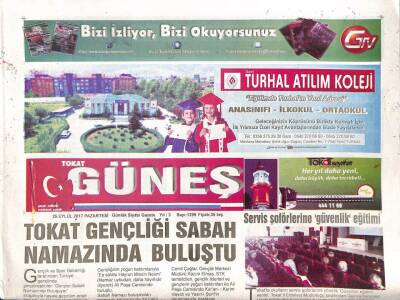 Tokat Güneş Gazetesi 25 Eylül 2017 - Tokat Gençliği Sabah Namazında Buluştu GZ96253 - 1