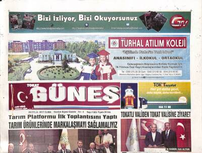 Tokat Güneş Gazetesi 29 Eylül 2017 - Engelli Gencin Cumhurbaşkanı Erdoğanla Görüşme Hayali Gerçekleşti GZ96224 - 1