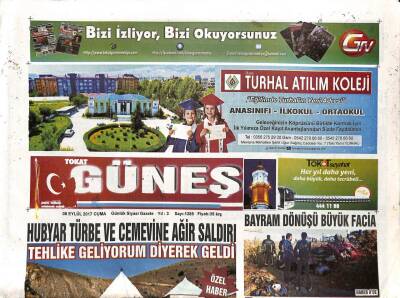 Tokat Güneş Gazetesi 8 Eylül 2017 - Zabıtalar Engellilerle Birlikte Uygulama Yaptı GZ96234 - 1