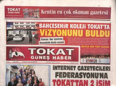 Tokat Güneş Haber Gazetesi 29 Mart 2021 - Av. Süleyman Kaya Tosiad Başkanlığına Seçildi GZ125060 - 1