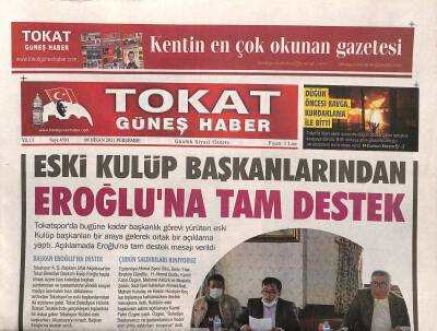 Tokat Güneş Haber Gazetesi 8 Nisan 2021 - Erbaaspor İçin Zorlu Sınav - Maçı Hamit Basık Yönetecek GZ125056 - 1