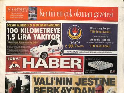Tokat Haber Gazetesi 19 Ağustos 2017 - Gazi Osman Paşanın Heykeli Boyandı Mı ? GZ96272 - 1