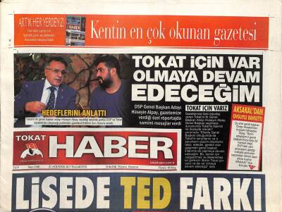 Tokat Haber Gazetesi 21 Ağustos 2017 - Komana Antik Kenti Kitapla Tanıtılacak GZ96270 - 1
