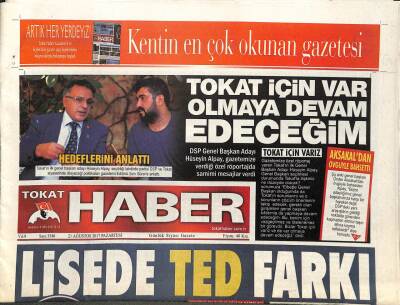 Tokat Haber Gazetesi 21 Ağustos 2017 - Türkiyenin İlk Uzay Merkezinin Temeli Atılıyor GZ96271 - 1