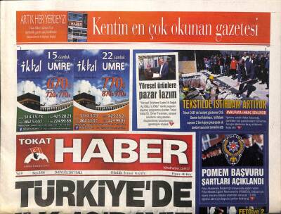 Tokat Haber Gazetesi 26 Eylül 2017-Tokat,Alabalık Üretiminde Avrupa Birincisi Türkiyenin En Çok Üretim Yapan İlk 10 Şehir Arasındaki Yerini Korudu GZ96114 - 1