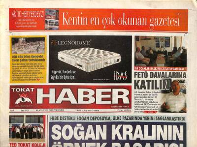 Tokat Haber Gazetesi 3 Ağustos 2017 - Hibe Destekli Soğan Deposuyla , Ülke Pazarında Yerini Sağlamlaştırdı GZ96385 - 1