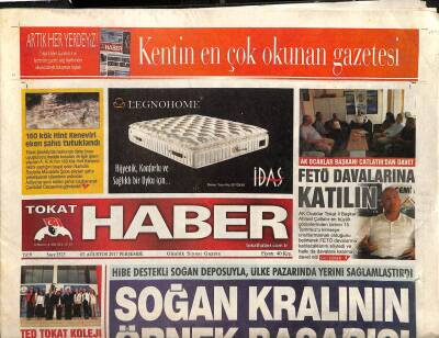 Tokat Haber Gazetesi 3 Ağustos 2017 - Tokatta İlk Romatoloji Doktoru Ataması Yapıldı GZ96386 - 1