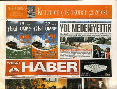 Tokat Haber Gazetesi 30 Eylül 2017 - Ömer Halisdemirin Silah Arkadaşı Şehit Oldu GZ96122 - 1