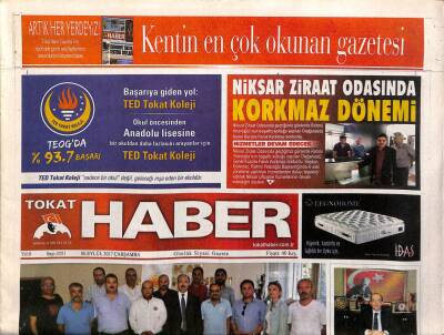 Tokat Haber Gazetesi 6 Eylül 2017 - Başkan Beklerden Barınak Açıklaması GZ96227 - 1