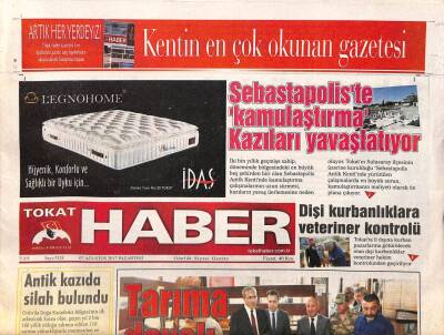 Tokat Haber Gazetesi 7 Ağustos 2017 - Sebastapoliste Kamulaştırma Kazıları Yavaşlatıyor GZ96246 - 1