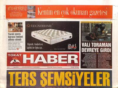 Tokat Haber Gazetesi 9 Ağustos 2017 - Niksarda Engelsiz Servis Hizmeti - FETÖden Aranırken Valilikte Yakalandı GZ95411 - 1