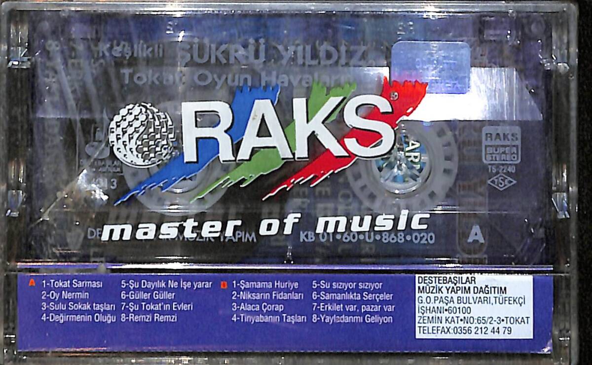 Tokatlı Şükrü Yıldız - Tokat Oyun Havaları Kaset (Sıfır) KST26783 - 2