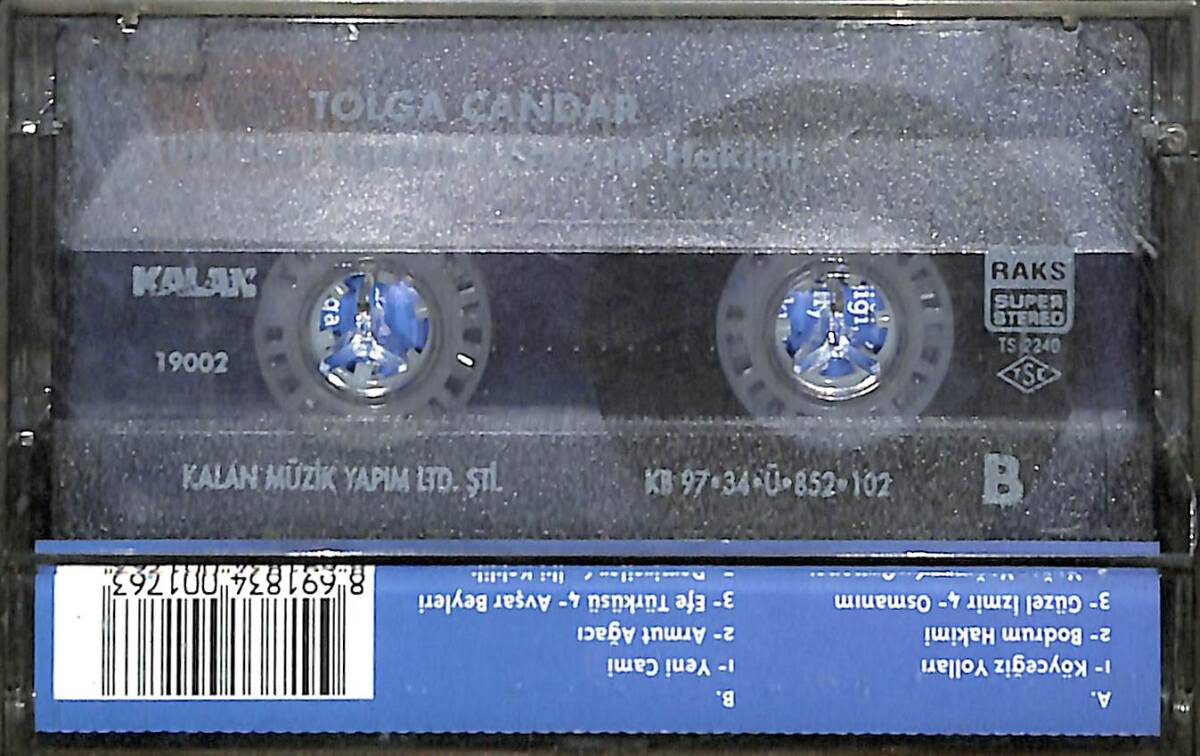 Tolga Çandar - Türküleri Egenin 2 Bodrum Hakimi Kaset (İkinci El) KST28152 - 2