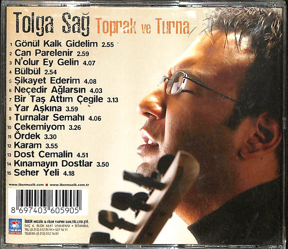 Tolga Sağ Toprak Ve Turna CD (İkinci El) CD3957 - 2