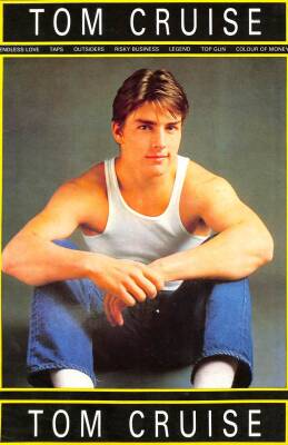 Tom Cruise Eski Büyük Boy Kartpostal (24x34cm) KRT12607 - 1