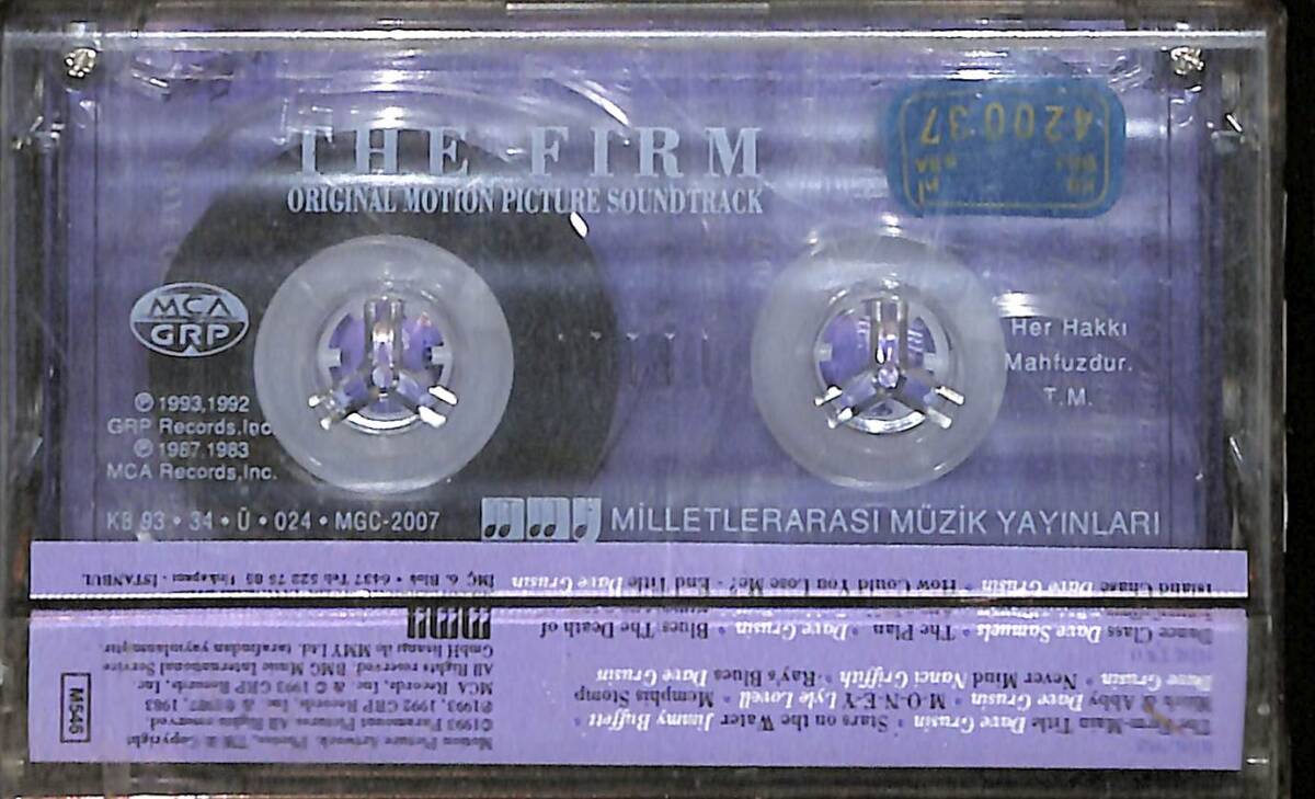 Tom Cruise - The Firm Kaset (Sıfır) KST27054 - 2