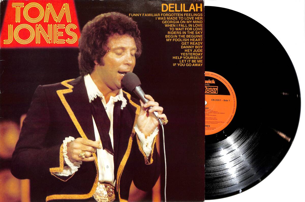 Tom Jones - Delilah (İngiltere Baskı) LP PLAK (10/8.5) PLK25963 - 1