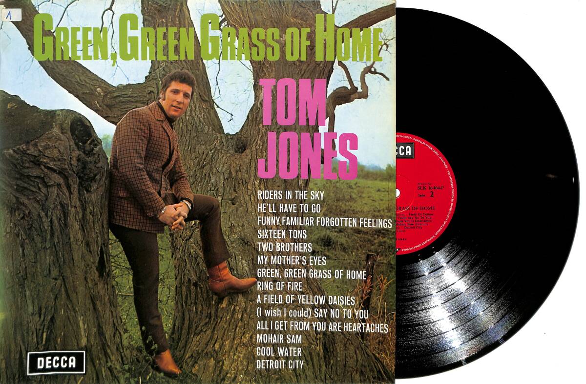 Tom Jones - Green, Green Grass of Home (Almanya Baskı) LP PLAK (10/8.5) PLK25960 - 1