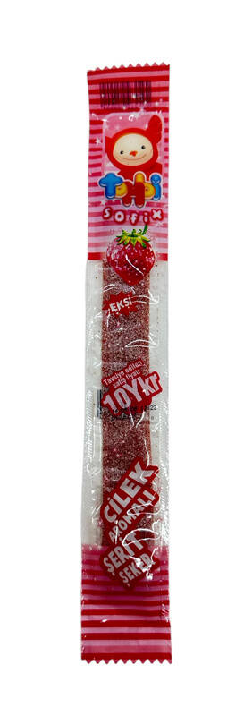 TOMBİ Sofix Çilek Aromalı Şerit Şeker 2008#SKZ230 (N) - 2