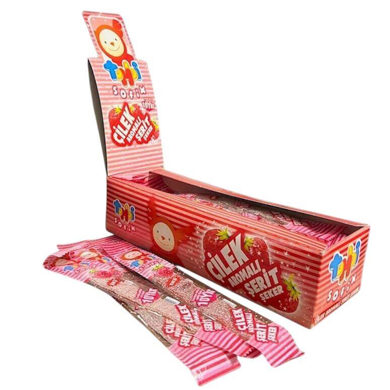 TOMBİ Sofix Çilek Aromalı Şerit Şeker 2008#SKZ230 (N) - 3