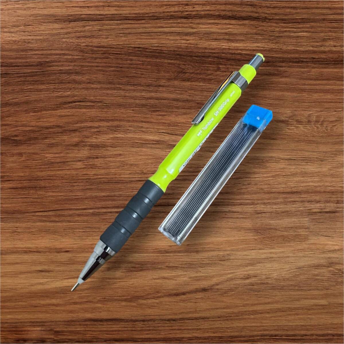 Tombow SH-300 Grip 0.7 mm Mekanik Yeşil Çıtçıtlı Kalem – Sıfır, Kullanılmamış (Vintage) #KL14 - 1
