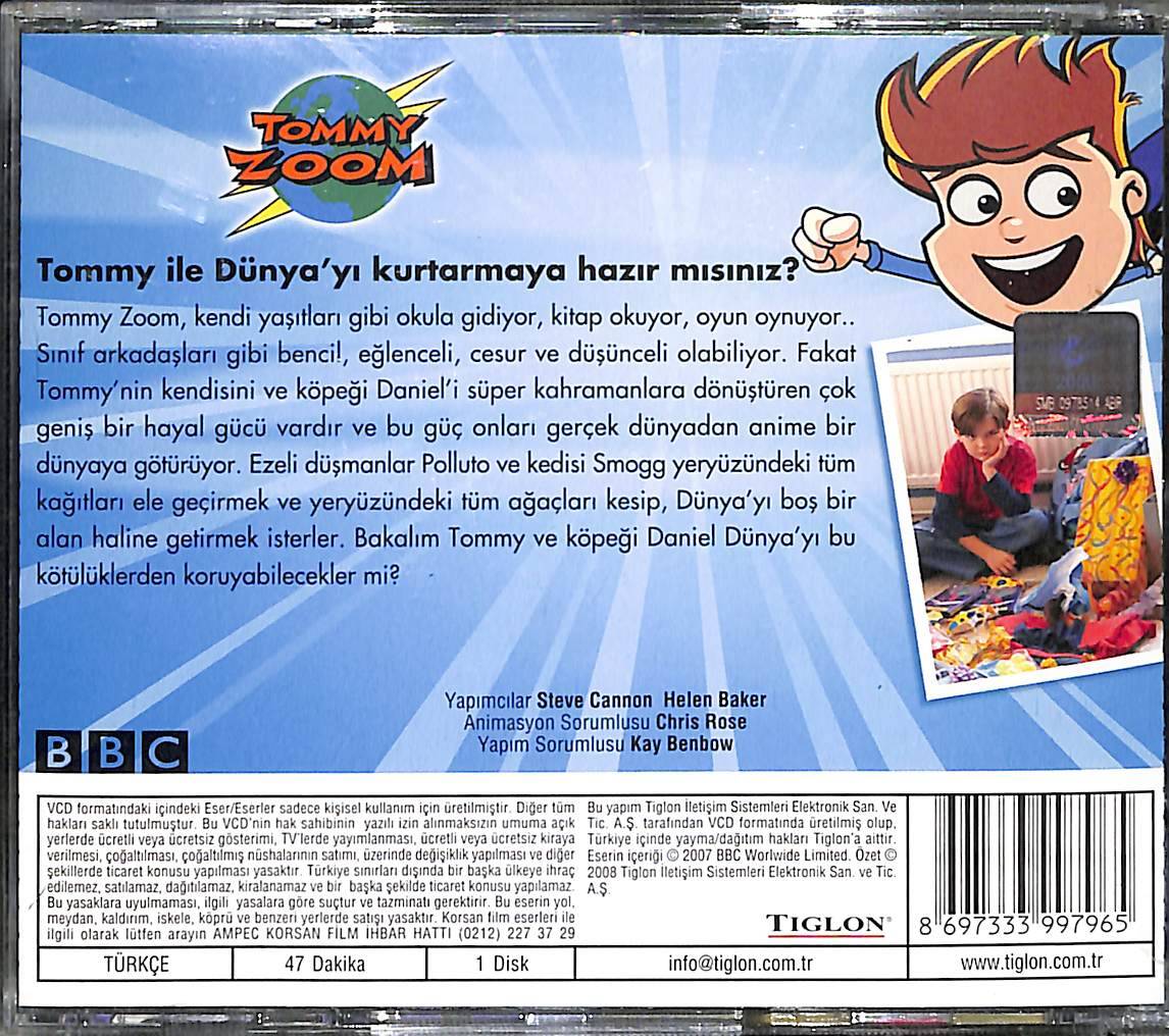 Tommy Zoom Dünyayı Kurtarıyor (2007) Orjinal Koleksiyonluk VCD Çizgi Film VCD28065 - 2