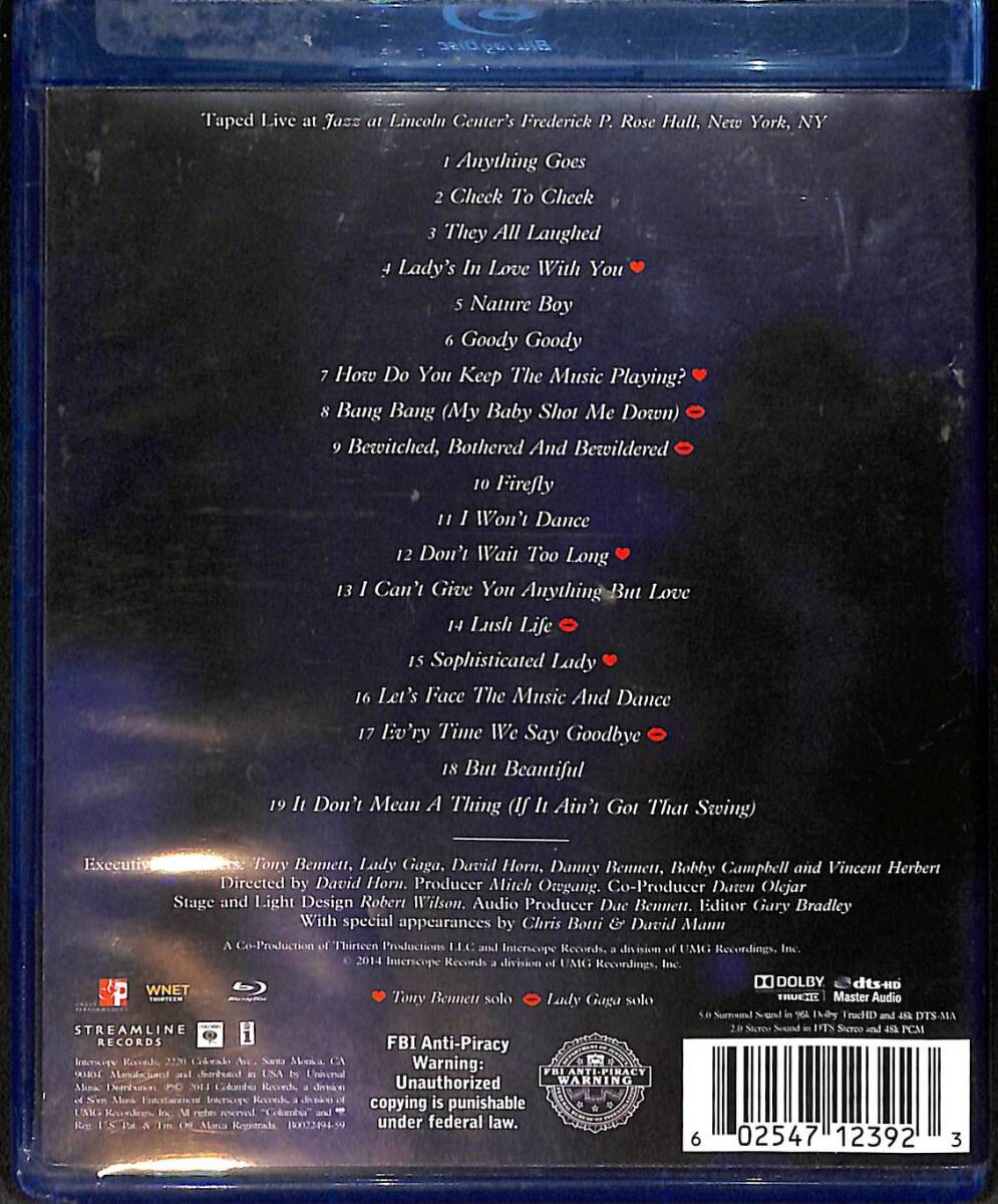 Tony Bennett & Lady Gaga - Cheek To Cheek Live! CD (İkinci El) CD4781 - 2