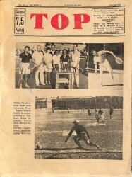 Top Spor Dergisi 21 Haziran 1937 No 65 - Bir Atletimizin Amerikada Büyük Muvaffakiyeti DRG1021 - Gökçekoleksiyon