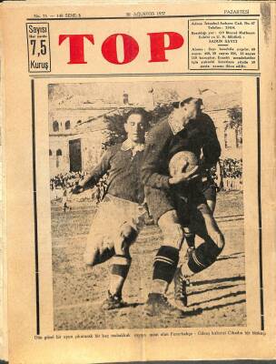 Top Spor Dergisi 30 Ağustos 1937 No 75 - Çanakkalede Likmaçları DRG1029 - 1
