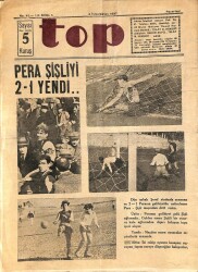 Top Spor Dergisi 4 İkincikanun 1937 No 41 - Fenerbahçe Güneşi Bir Tek Sayile Yendi DRG1022 - Gökçekoleksiyon