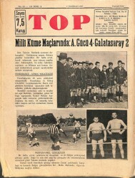 Top Spor Dergisi 7 Haziran 1937 No 63 - Fenerbahçenin 29.Yıldönümü DRG1032 - Gökçekoleksiyon