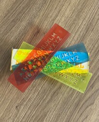 Topaç Şablonlu Cetvel Tam Dolu Kutu AOB4773 - 3