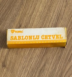 Topaç Şablonlu Cetvel Tam Dolu Kutu AOB4773 - 5