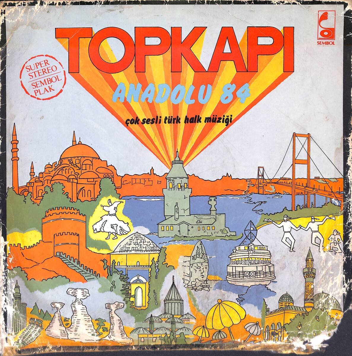 Topkapı Anadolu 84 LP PLAK (Açıklamayı Okuyunuz) PLK26736 - 1