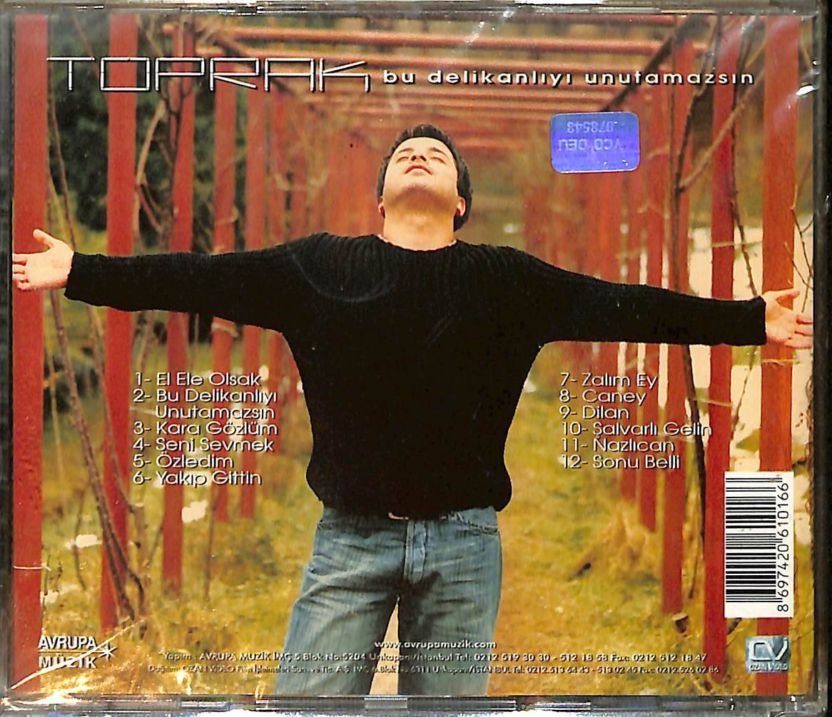 Toprak - Bu Delikanlıyı Unutamazsın CD (Sıfır) CD3821 - 2
