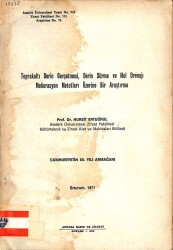 TOPRAKALTI DERİN GEVŞETMESİ DERİN SÜRME VE MOL DRENAJI MELİORASYON METOTLARI ÜZERİNE BİR ARAŞTIRMA DRG1353 - Gökçekoleksiyon