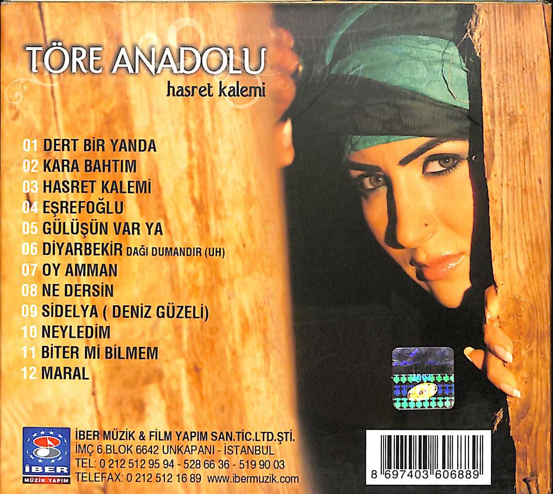 Töre Anadolu - Hasret Kalemi CD (İkinci El) CD4816 - 2