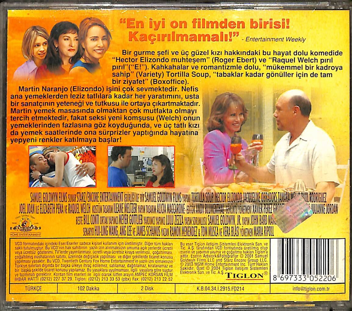 Tortilla Çorbası – Tortilla Soup (2001) Orijinal VCD Film VCD28328 - 2
