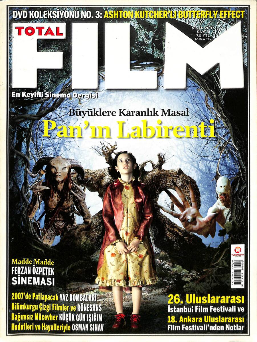 Total Film Sinema Dergisi Nisan 2007 Sayı: 3 – 26. Uluslararası İstanbul Film Festivali – Tamer Karadağlı – Harry Potter – Karayip Korsanları NDR101975 - 1