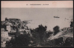 Trabzon Liman Görünüş Kartpostal 1910 KRT6069 - Gökçekoleksiyon