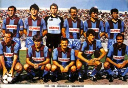 Trabzonspor Eski Kartpostal 1984-85 (33x23 cm) KRT12568 - Gökçekoleksiyon