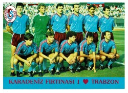 Trabzonspor Eski Oyuncu Kadrosu Kartpostal KRT4883 - Gökçekoleksiyon