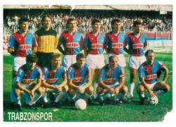 Trabzonspor Futbol Takımı (Büyük Boy) Kartpostal Haliyle KRT9029 - Gökçekoleksiyon