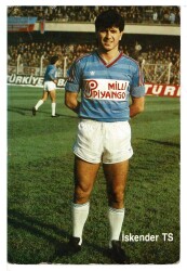 Trabzonspor Futbolcusu İskender Kartpostal KRT4624 - Gökçekoleksiyon