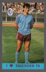 Trabzonspor Futbolcusu İskender Kartpostal KRT4634 - Gökçekoleksiyon